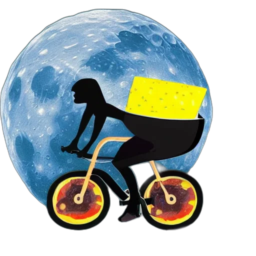 concept art, cartoon, outer space, wheel transparent PNG cut-out