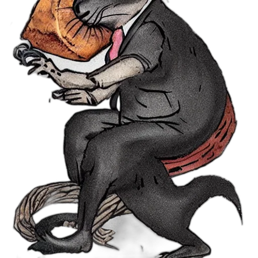 animal, staff, creature, mask transparent PNG cut-out