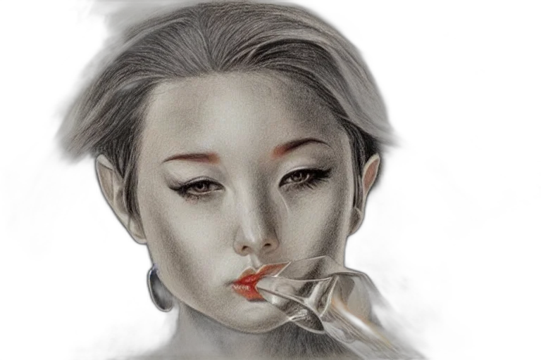 face, mask, photorealistic, oil painting transparent PNG cut-out