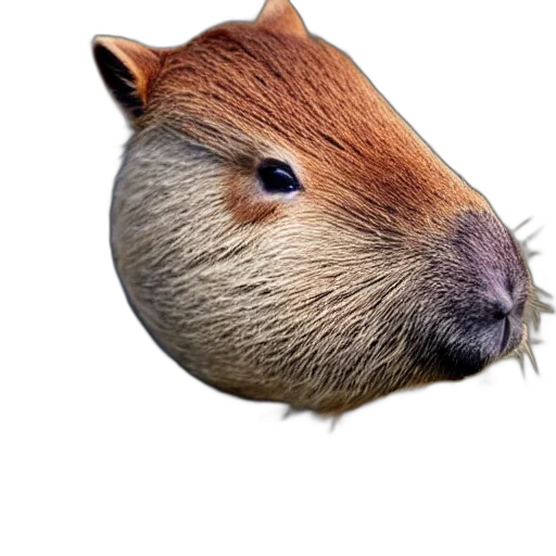 animal, hat, hair, face transparent PNG cut-out