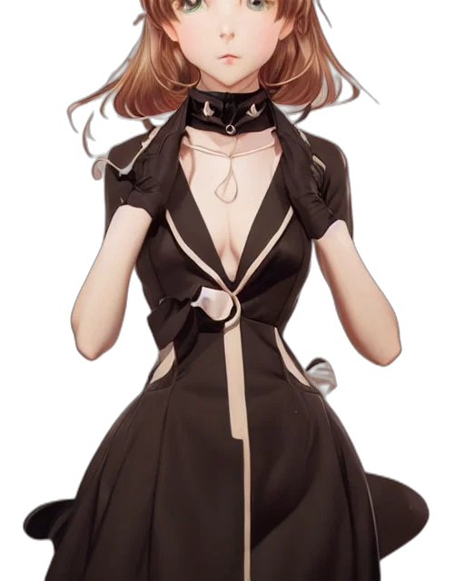 dress, staff, crown, mask transparent PNG cut-out