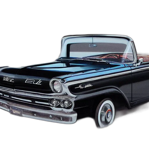 car, photorealistic, 3d render, black transparent PNG cut-out