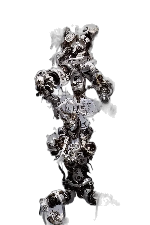 jewelry, crown, robot, staff transparent PNG cut-out