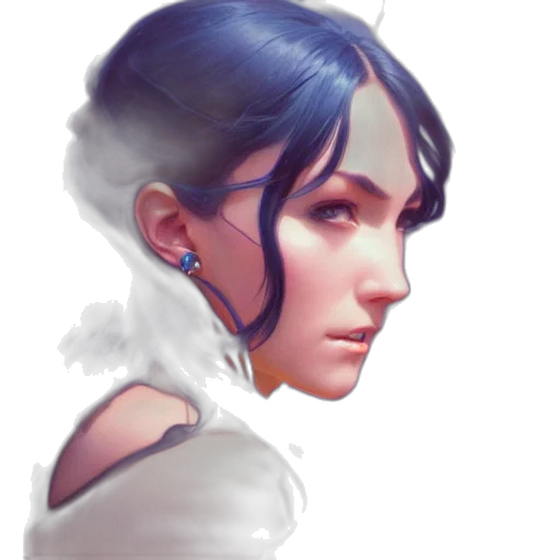 face, jewelry, crown, fantasy art transparent PNG cut-out