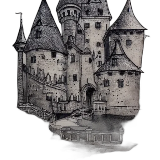 crown, building, concept art, fantasy art transparent PNG cut-out