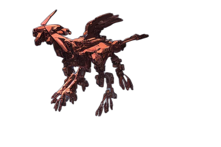 robot, dragon, creature, animal transparent PNG cut-out