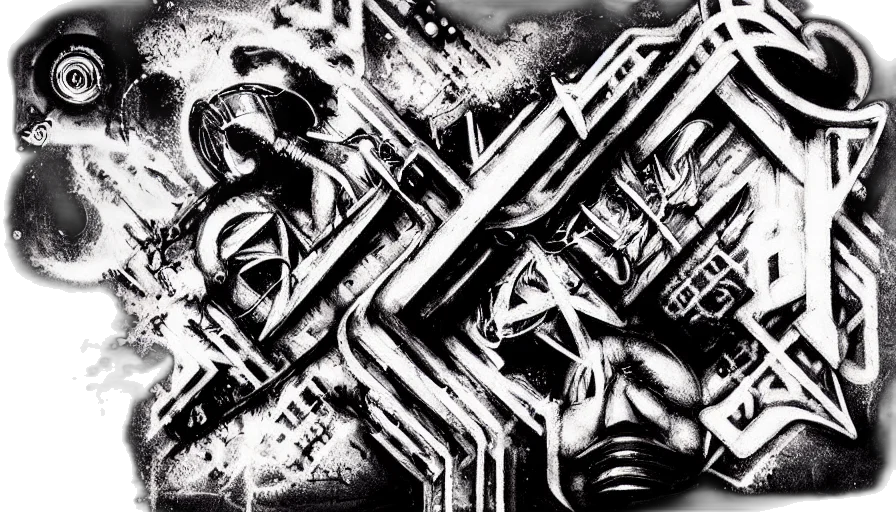 weapon, comic book art, concept art, pencil sketch transparent PNG cut-out