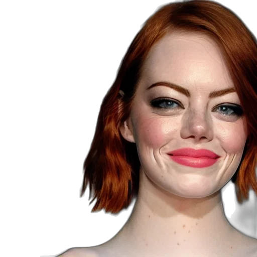 face, hair, photorealistic, 3d render transparent PNG cut-out