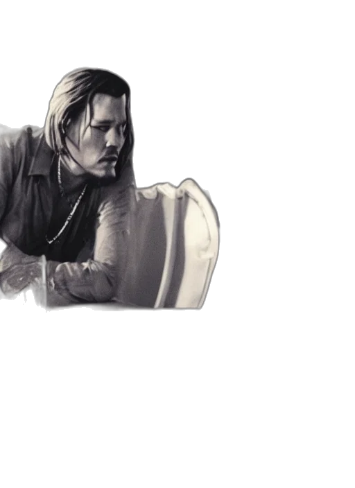 jacket, face, weapon, hair transparent PNG cut-out