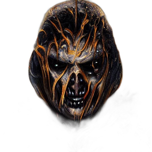mask, face, creature, hair transparent PNG cut-out