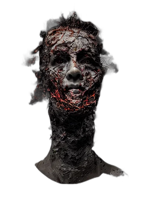 mask, face, staff, creature transparent PNG cut-out