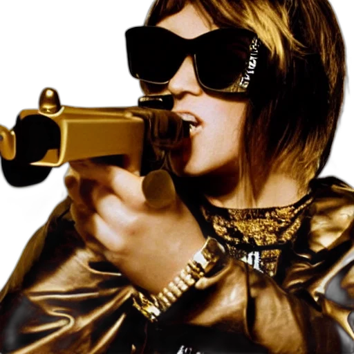 weapon, staff, jacket, jewelry transparent PNG cut-out