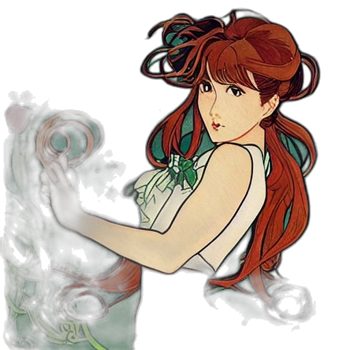 dress, staff, jewelry, mask transparent PNG cut-out