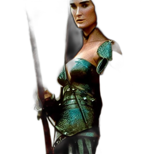 sword, staff, weapon, dress transparent PNG cut-out
