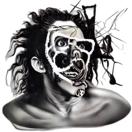 mask, face, creature, jewelry transparent PNG cut-out