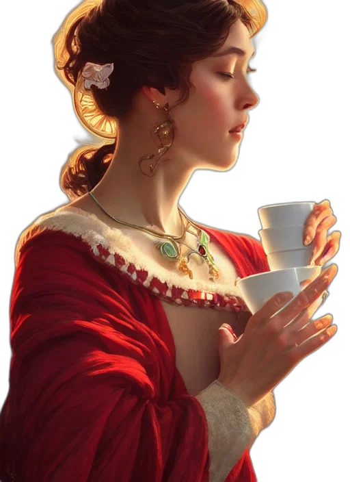 dress, jewelry, crown, face transparent PNG cut-out