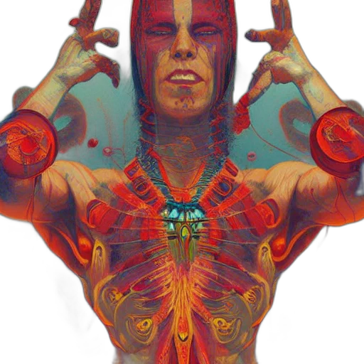 jewelry, face, mask, cyberpunk transparent PNG cut-out