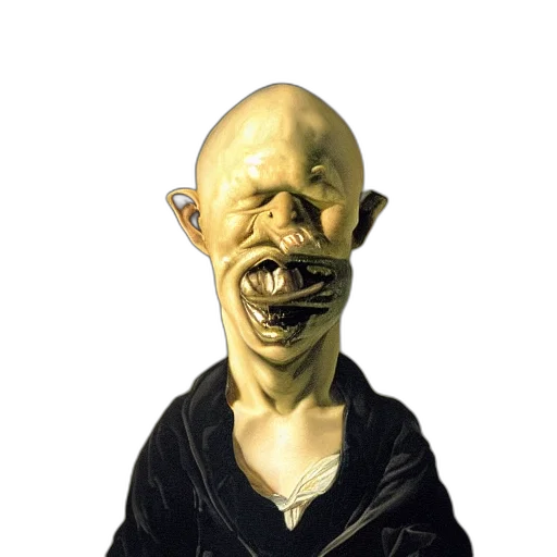 mask, face, creature, staff transparent PNG cut-out