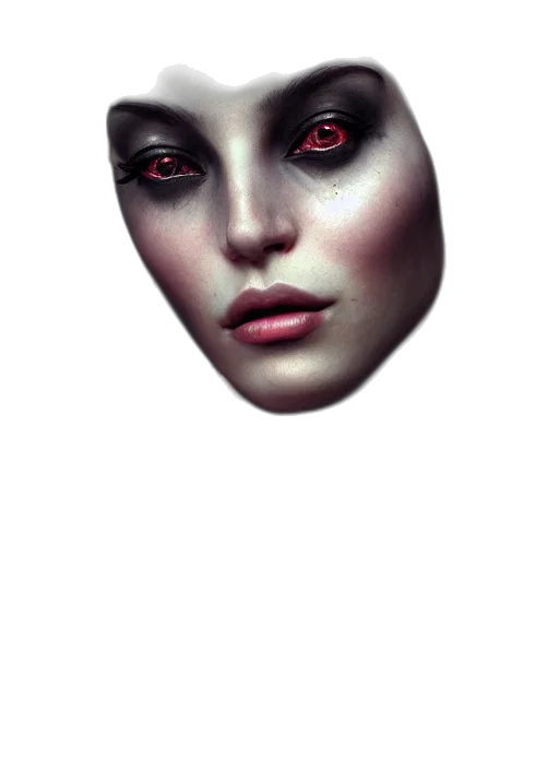 mask, face, creature, robot transparent PNG cut-out