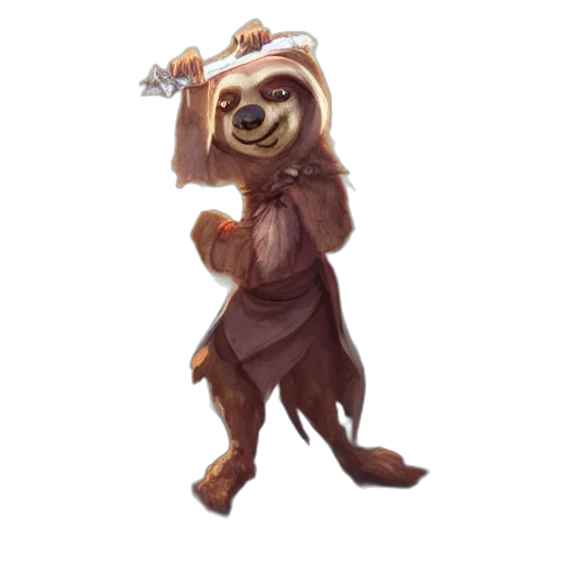 staff, creature, animal, concept art transparent PNG cut-out