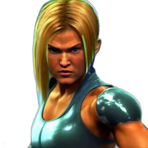 face, hair, concept art, 3d render transparent PNG cut-out