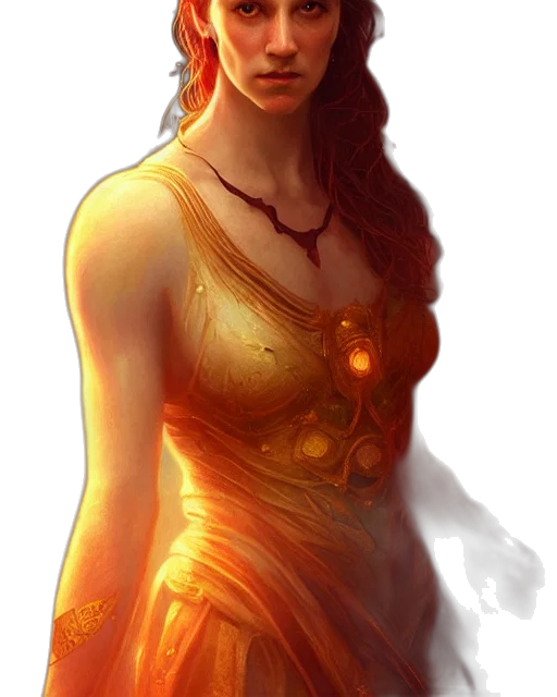 dress, jewelry, fantasy art, concept art transparent PNG cut-out
