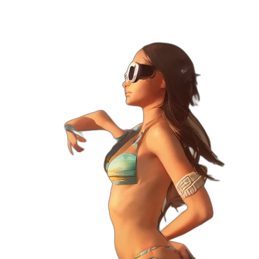 3d render, concept art, photorealistic, pixel art transparent PNG cut-out