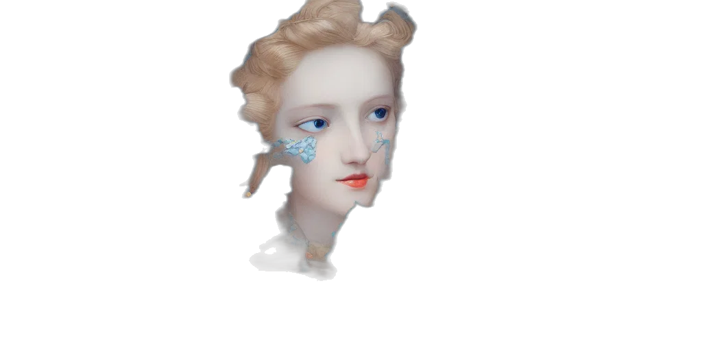face, crown, mask, hair transparent PNG cut-out