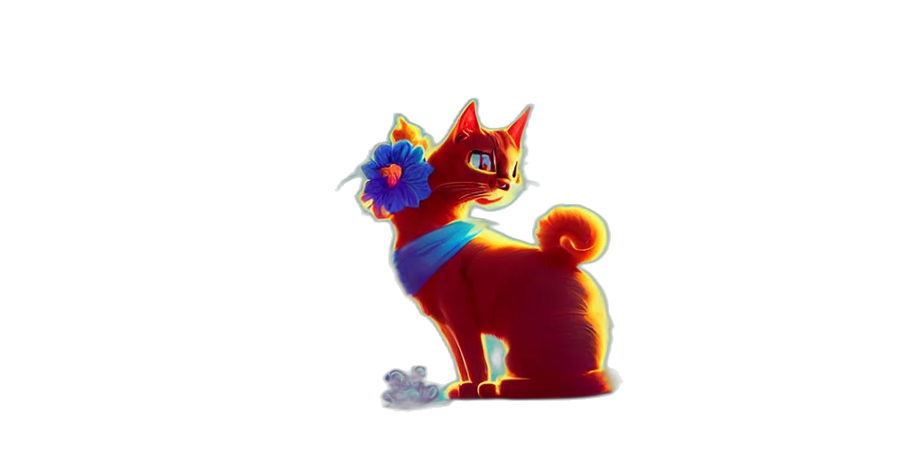 flower, staff, crown, animal transparent PNG cut-out