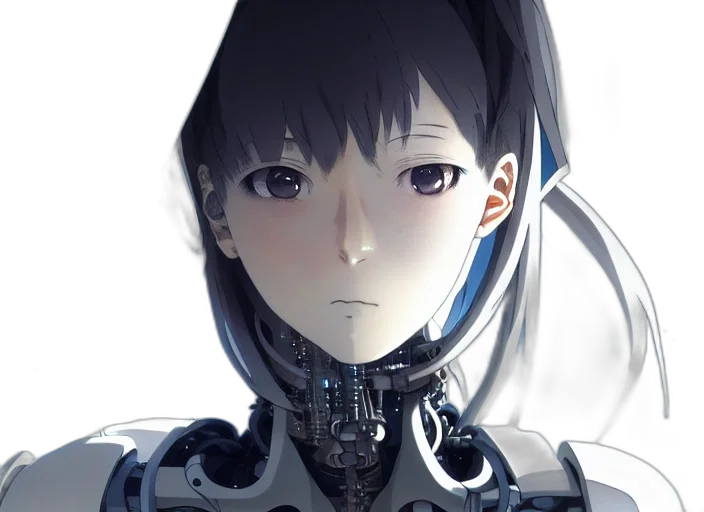 robot, face, mask, crown transparent PNG cut-out
