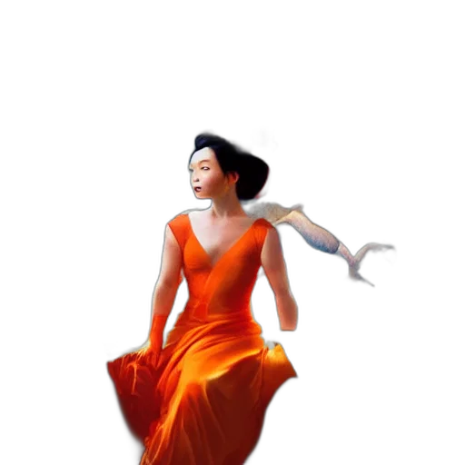 dress, dragon, creature, jewelry transparent PNG cut-out