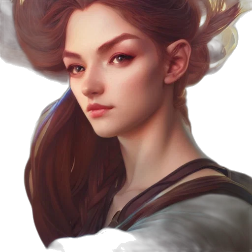 face, dragon, crown, staff transparent PNG cut-out