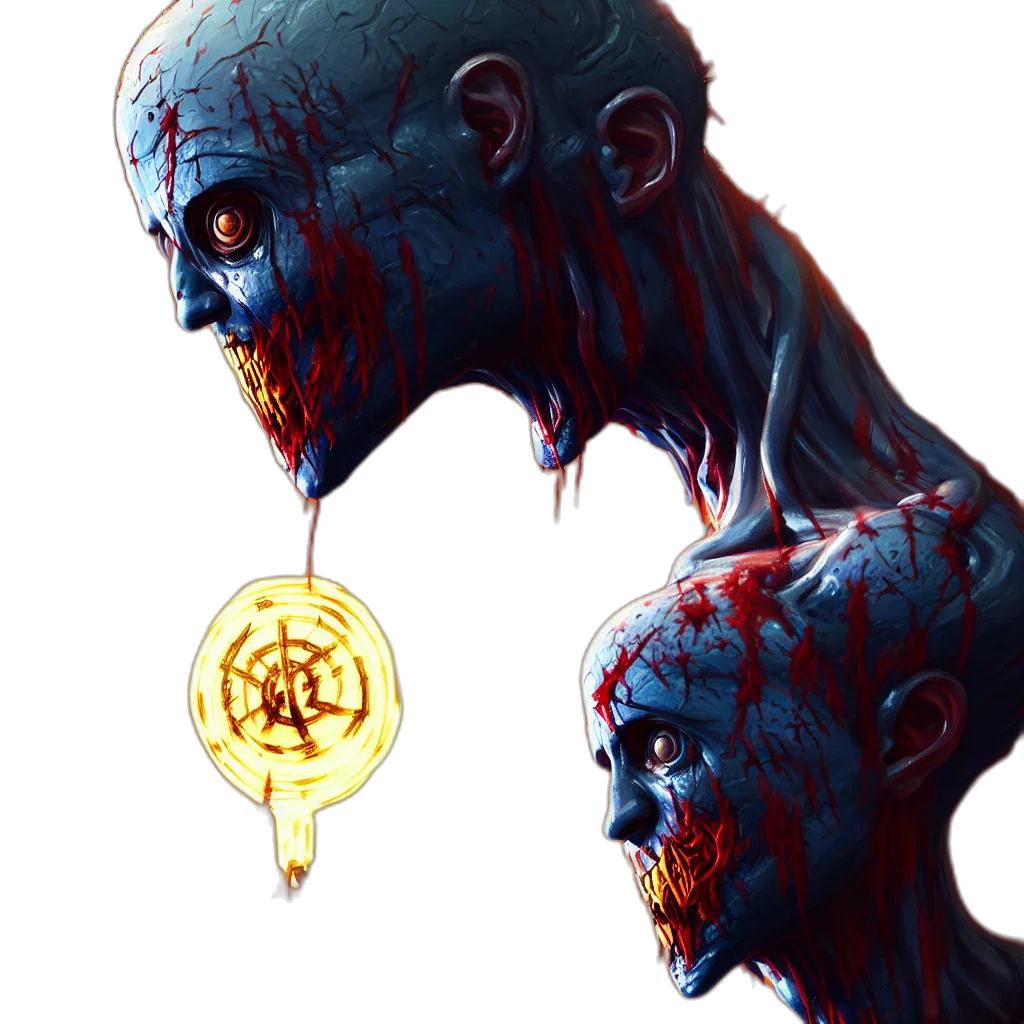 face, creature, concept art, comic book art transparent PNG cut-out