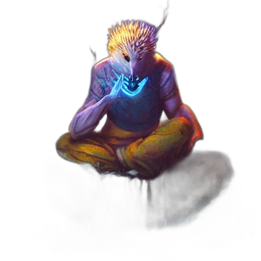 creature, staff, mask, robot transparent PNG cut-out