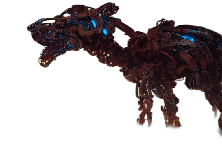 dragon, robot, animal, creature transparent PNG cut-out