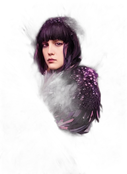 face, dragon, fantasy art, photorealistic transparent PNG cut-out