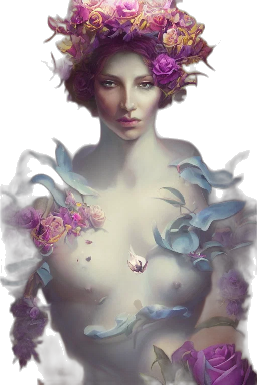 flower, dress, jewelry, crown transparent PNG cut-out