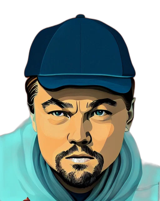 face, hat, staff, cartoon transparent PNG cut-out
