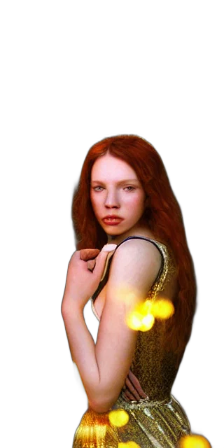 jewelry, dress, hair, photorealistic transparent PNG cut-out