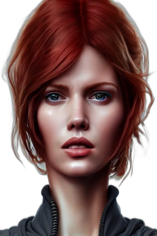 face, jewelry, robot, photorealistic transparent PNG cut-out
