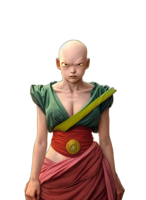 staff, face, mask, dress transparent PNG cut-out