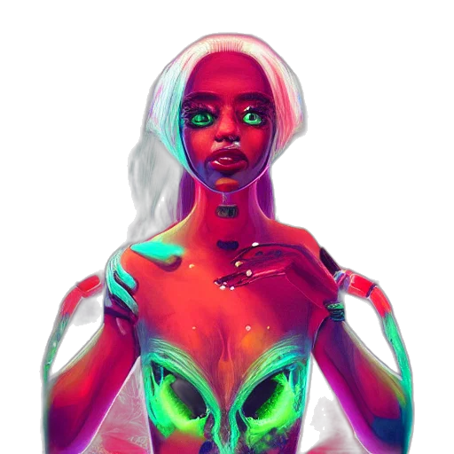 dress, creature, mask, face transparent PNG cut-out
