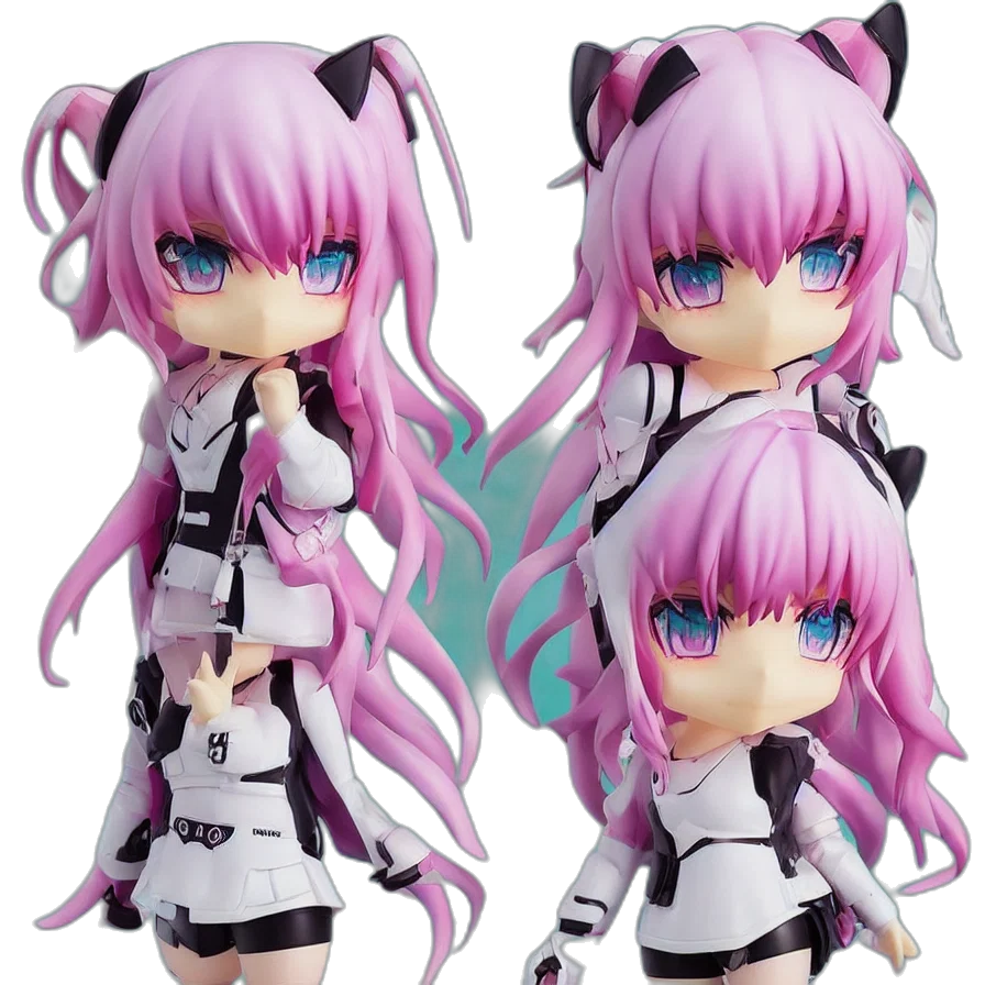 3d render, anime, concept art, photorealistic transparent PNG cut-out