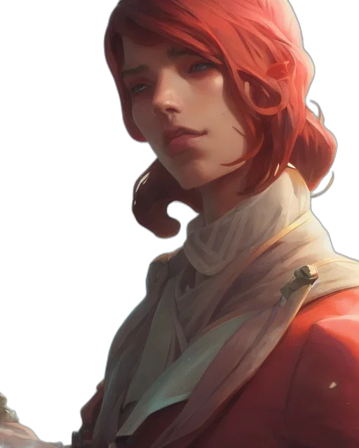 face, staff, crown, jacket transparent PNG cut-out