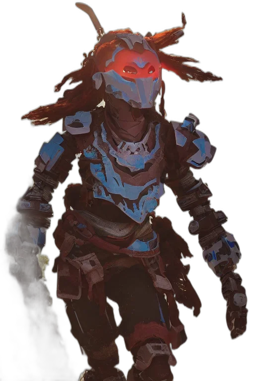 mask, staff, robot, weapon transparent PNG cut-out