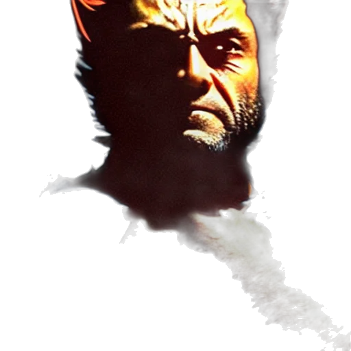 face, mask, staff, creature transparent PNG cut-out