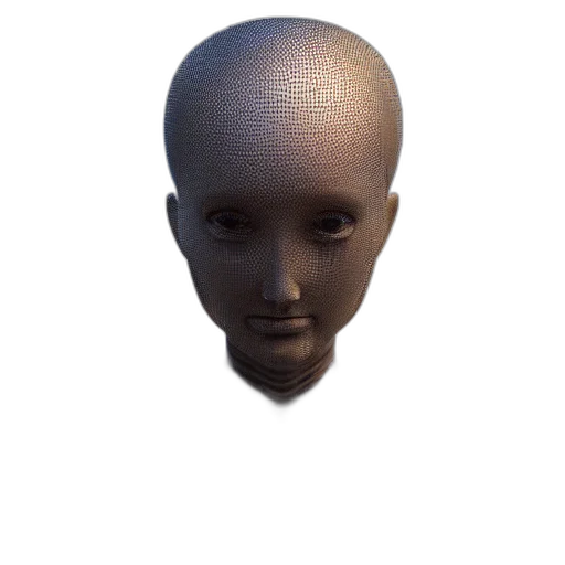 mask, face, robot, creature transparent PNG cut-out