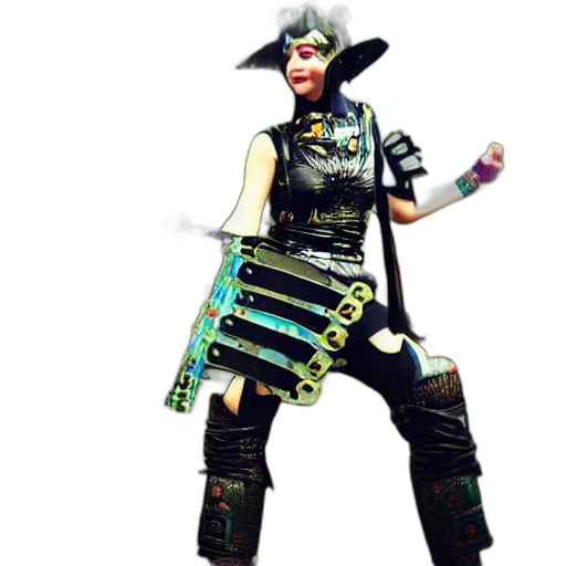 staff, weapon, robot, cyberpunk transparent PNG cut-out