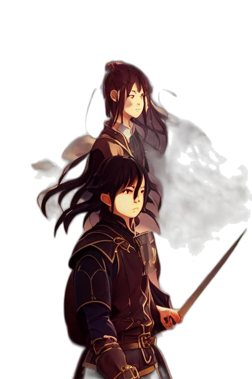 sword, staff, fantasy art, concept art transparent PNG cut-out