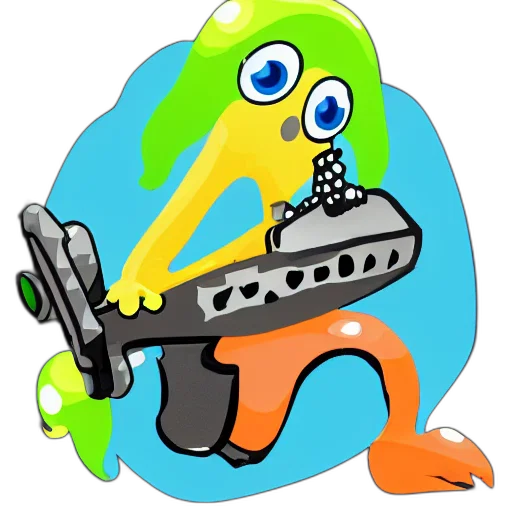 weapon, staff, robot, cartoon transparent PNG cut-out